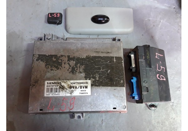 Комплект запалювання Renault Laguna I, 2.0B 8V, Siemens, 7700860316, 7700873714, S101727104, 7700845792